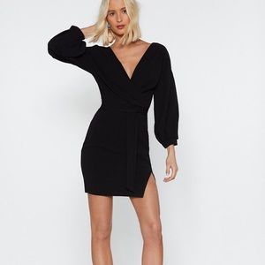 Take Your Sleeve Tie Dress